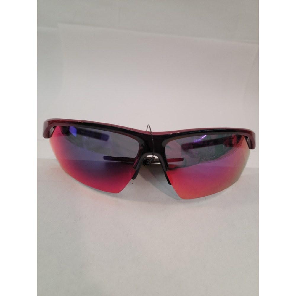 Foster Grant Ironman Sunglasses Mens‎ Polarized Active Red Mirror NS1124